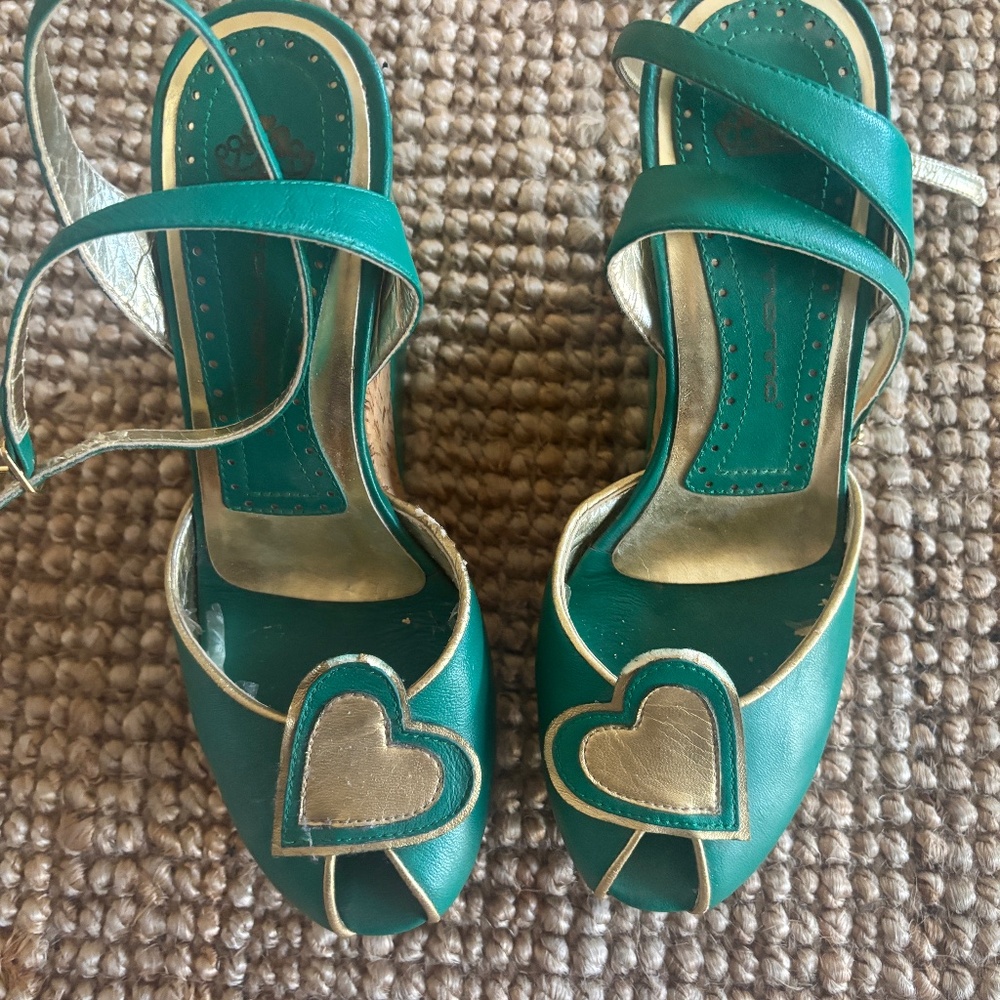 Vintage Fornarina Italian Platform Shoes